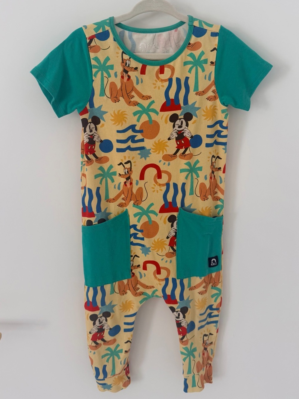 Rags to Raches Mickey Mouse Romper